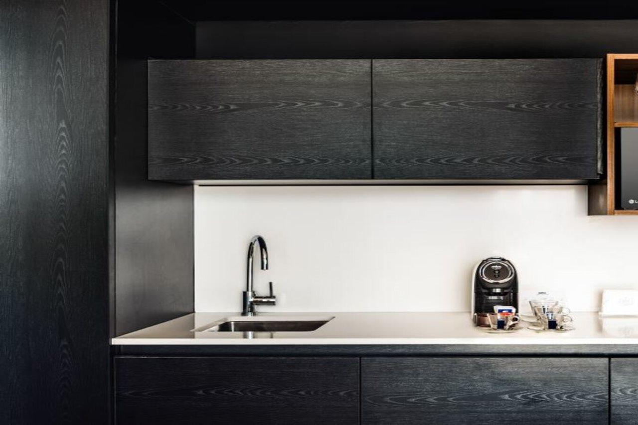 Hotel SLS Buenos Aires Puerto Madero Exterior foto A kitchen in a serviced apartment