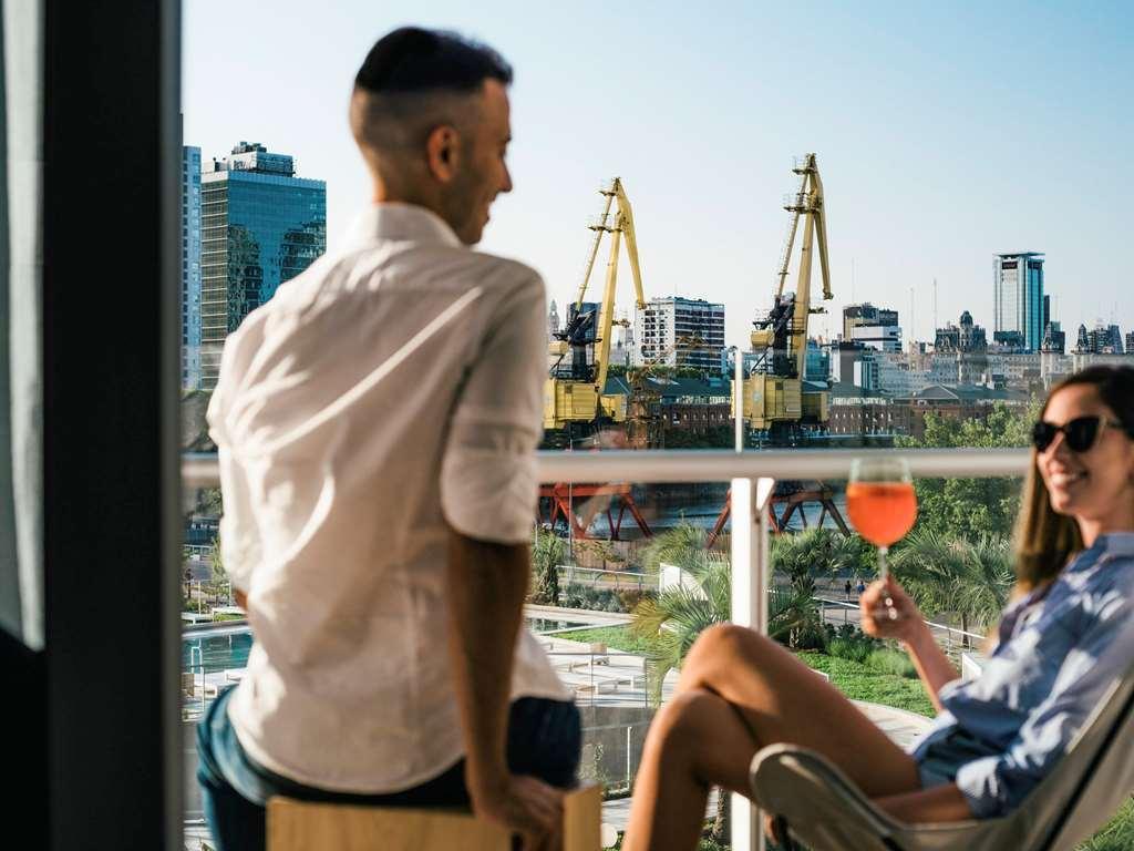 Hotel SLS Buenos Aires Puerto Madero Exterior foto View from the balcony of a suite